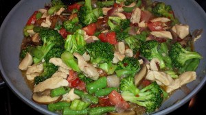 Clean chicken & Broccoli stir fry